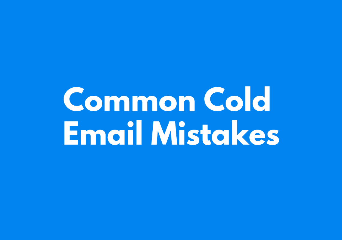 7 Cold Email Mistakes Killing Your Response Rates (With Fixes)